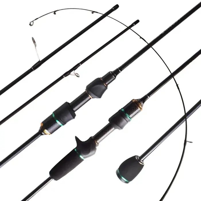 Mavllos assaut appât canne à pêche L.W 0.6-8g solide pointe rapide ultraléger carbone UL pêche carpe