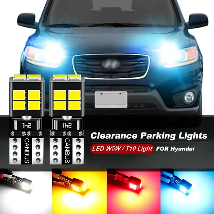 2 pièces pour Hyundai Santa Fe 1 2 3 2001-2016 2008 2009 2010 2011 2012 2013 2014 feu de stationneme