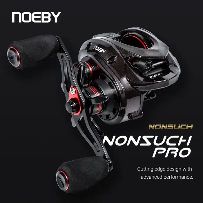 Noeby-Baitcasting Reel, Max Drag, Gear Ratio 7.3:1, Magnetic Former System,11 + 1BB,Low Profile, Bat
