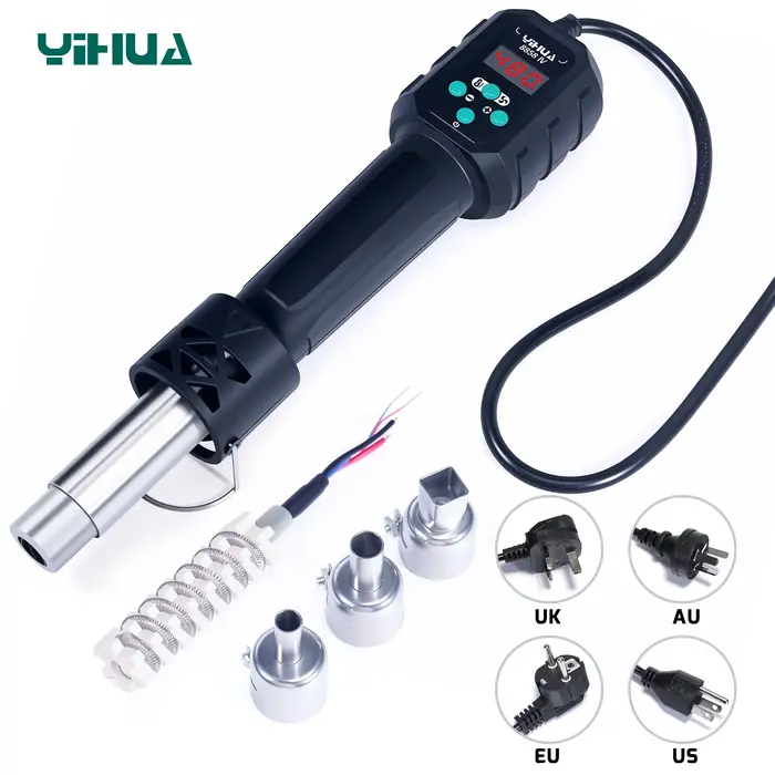 YIHUA-Micro odorà air chaud C/F, température couvertes 8858IV 700W, station de soudage, expédi, LCD,
