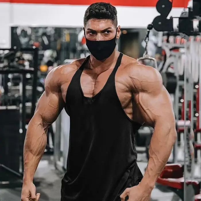 Chemises de Sport sans manches pour hommes, couleur unie, Fitness, musculation, entraînement muscula