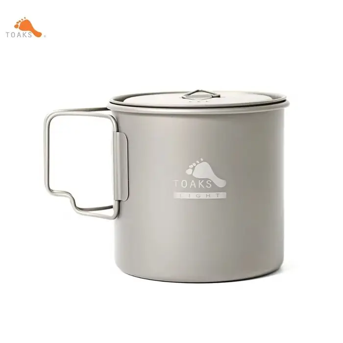 Tasse TOAKS 650ml titane ultraléger pour camping - vaisselle extérieure légère équipement randonnée