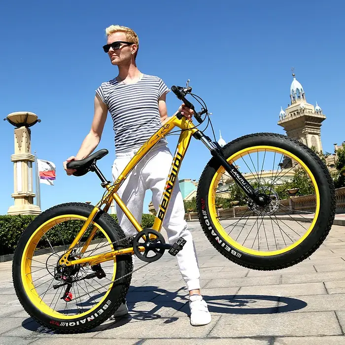 2025 VTT 26 pouces 4.0 gros pneu étudiant vélo à vitesse variable 24