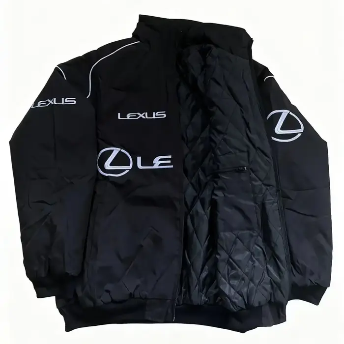 Blouson en coton brodé haut de gamme Lexus pour la course F1 et la moto, veste de moto chaude, vêtem