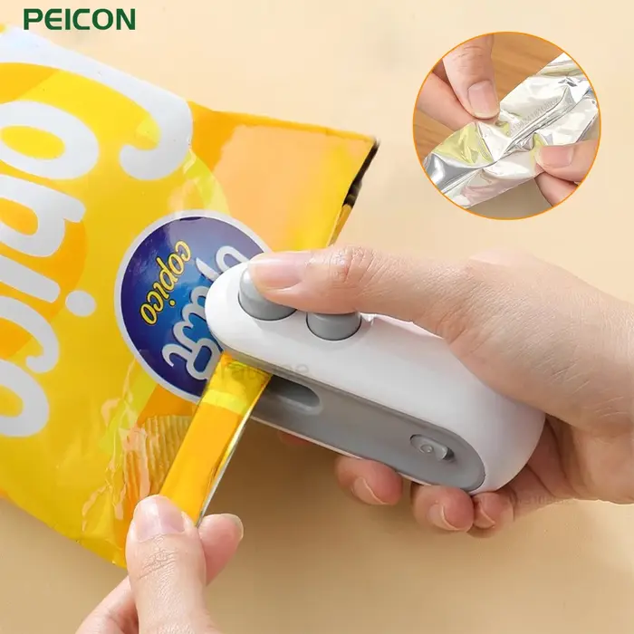 Mini banc thermoscellant 2 en 1, sac de rangement pour aliments en plastique GT, sac à clip aste par