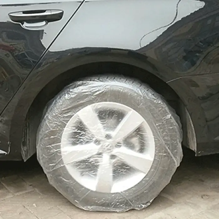 Juste anti-poussière pour roues de voiture, protection de roue automatique, poudre de poulet, housse