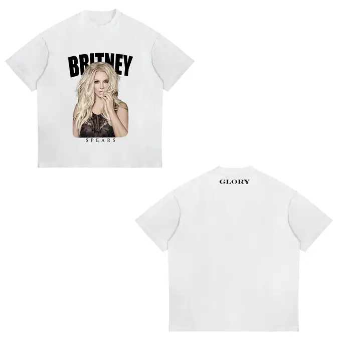 Nouveau T-shirt Rétro Britney Spears Bubble Gum Balloon, Collection Printemps-Été 2026, Mode Décontr