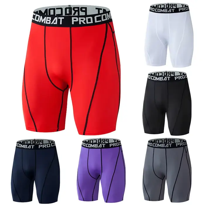 Hommes musculation Shorts Fitness entraînement entrejambe culotte de gymnastique mâle Muscle vivant 