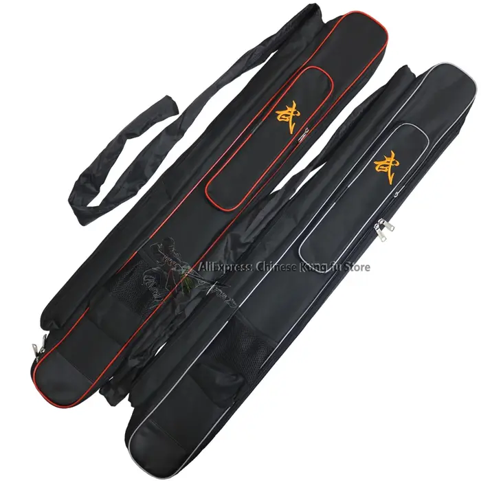 Sac de bâtons d'épée de Kung fu de haute qualité, sac de transport pour armes Wushu d'arts martiaux,