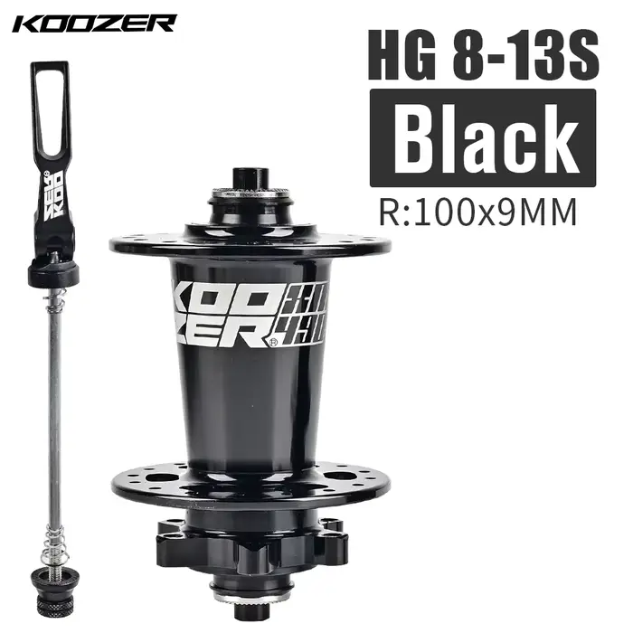 KOOZER XM490 moyeu avant NBK 2 bagues de cubo de roulement 100x9MM 100x15MM 28/32/36 trous noir roug