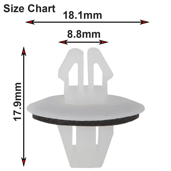 Support de moulage pour montage de voiture, 100 pièces/ensemble, Clips de garniture pour Suzuki Jimm