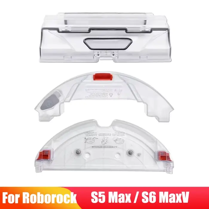Pièces de plateau de vadrouille de réservoir d'eau de boîte à poussière pour XiaoMi Roborock S5 Max 