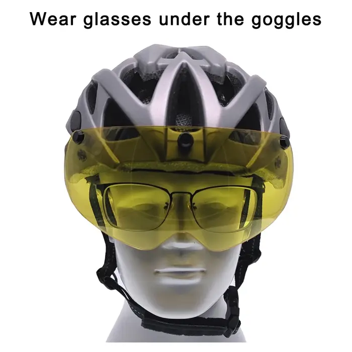 LOCLE-Casque de vélo moulé intégralement avec visière, casque de vélo de montagne, casque de vélo de
