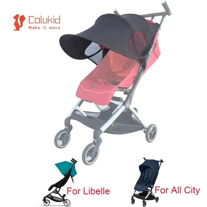 KID COLU ®   Accessoires de poussette pour bébé, pare-soleil, housse d'auvent extensible pour Cybex 