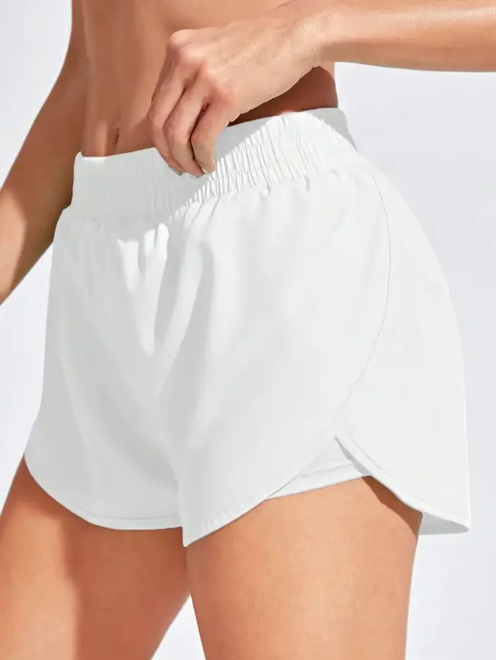 Shorts de yoga élastiques pour femmes - Leggings courts pour le fitness et la course
