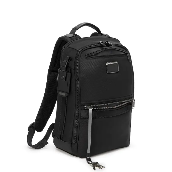 Sac à dos pour homme, pour les déplacements professionnels, en nylon balistique, noir pur, imperméab