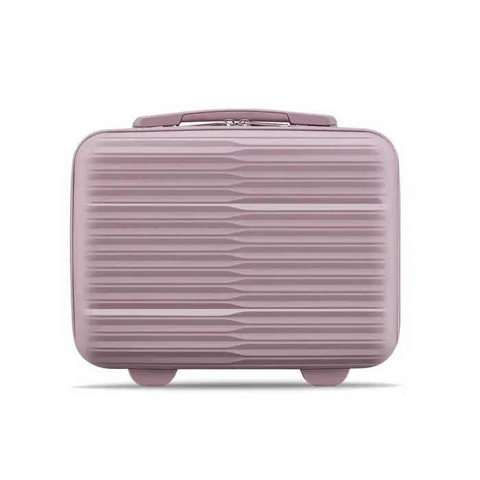 Valise de voyage 14 pouces avec fermeture éclair, noire/rose/bleue/blanche/rouge, pour femmes/hommes