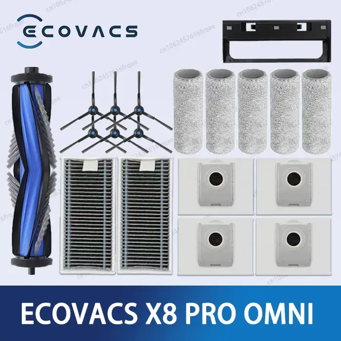 Accessoires pour aspirateur Robot Ecovacs X8 PRO OMNI / X8 AUTO / DEX56, brosse latérale principale,