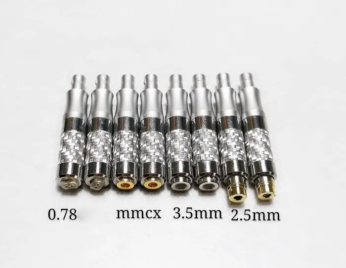 Adaptateur de conversion sans perte pour casque, MMCX/0.78mm/2.5mm/3.5mm/he6 femelle vers HD800 HD80