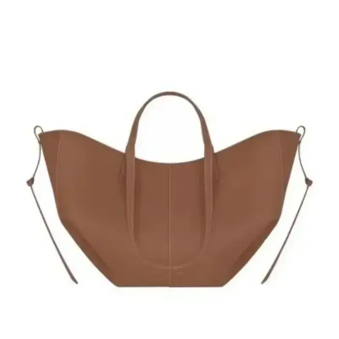 Sac à main de luxe en cuir de vachette pour femme – Grand sac fourre-tout, sac à bandoulière plissé 