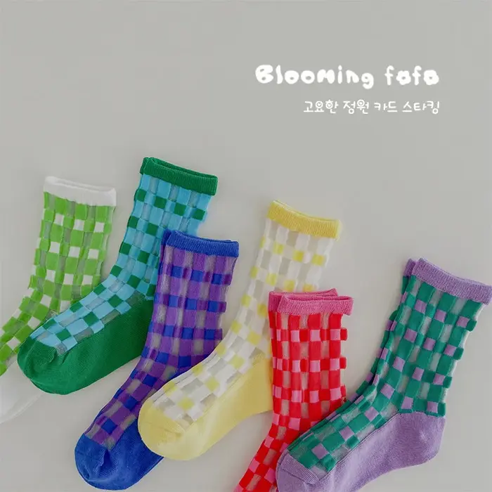 3 paires de chaussettes d'été en maille fine pour enfants, chaussettes mi-mollet, chaussettes pour e