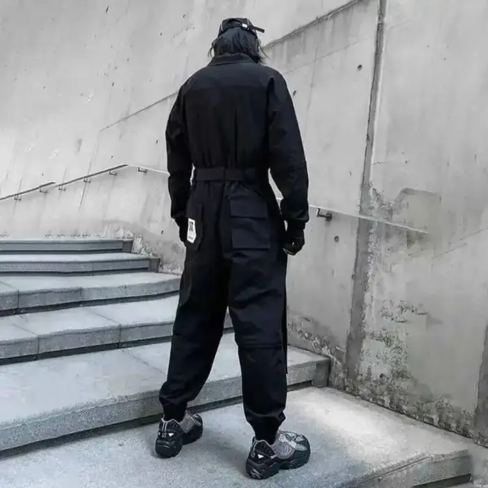 HKSH-Combinaison pantalon safari pour hommes, nouvelle marée, mode automne et été, poignées amovible