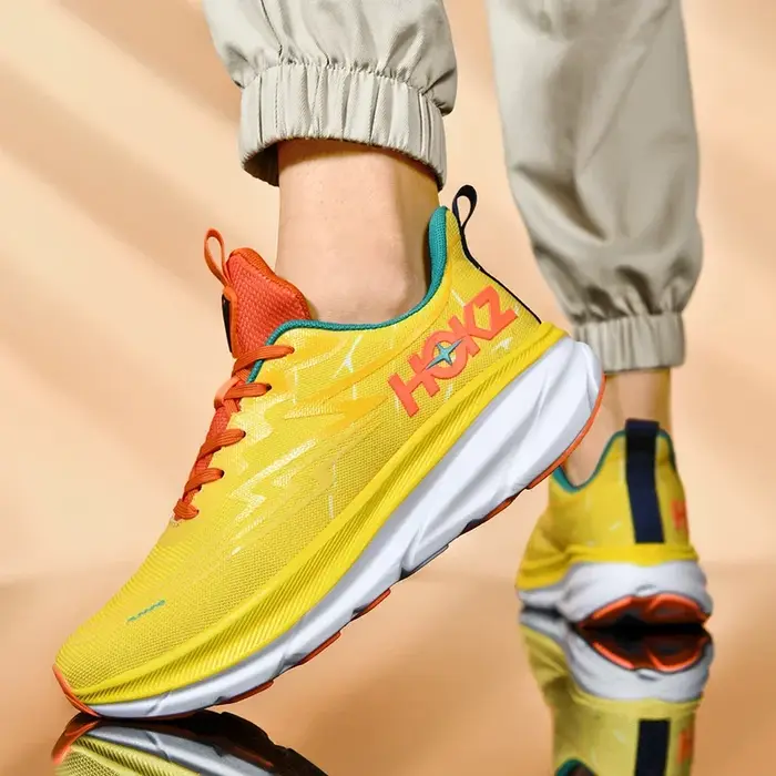 Chaussures de course pour hommes amorti en plein air antidérapant Jogging respirant formateur course