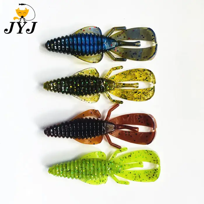 5 pièces 10 pièces 8 cm 12 cm doux bug crevettes craws ver leurre appâts, silicone artificiel crevet