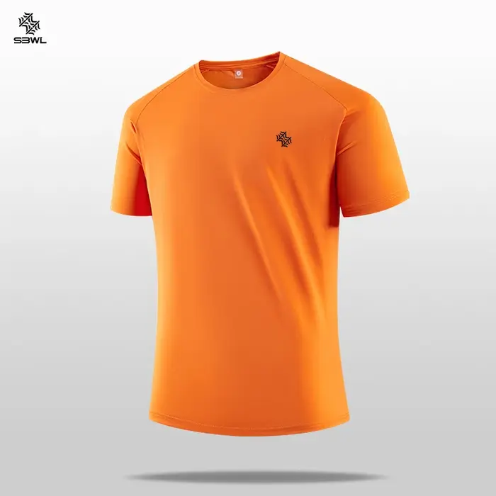 SBWL T-shirts de sport de haute qualité pour hommes et femmes, chemises à manches courtes à séchage 