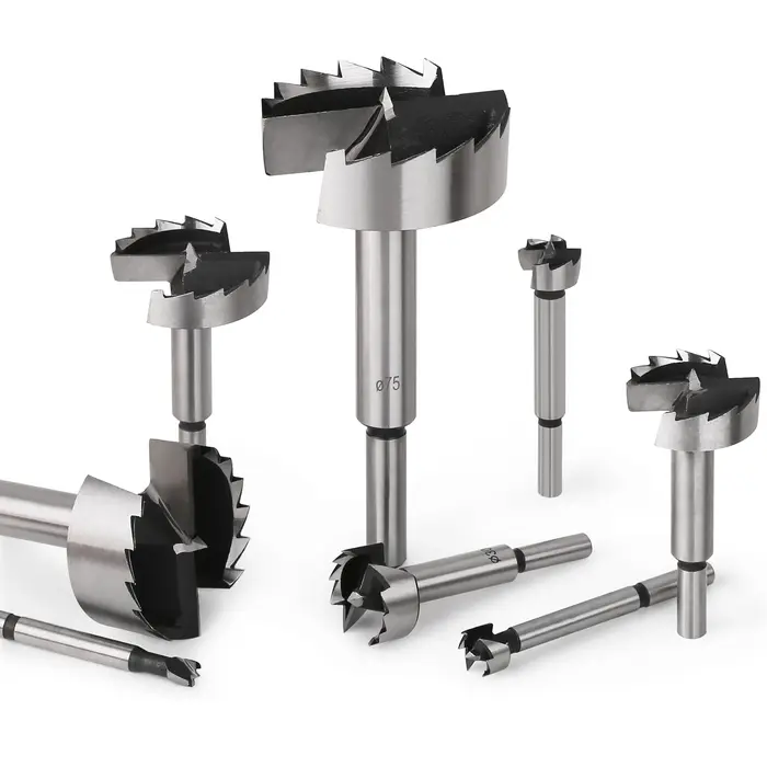 Versery 1 pièce 6mm-100mm Forstner outils de travail du bois scie cloche charnière forets alésage ti