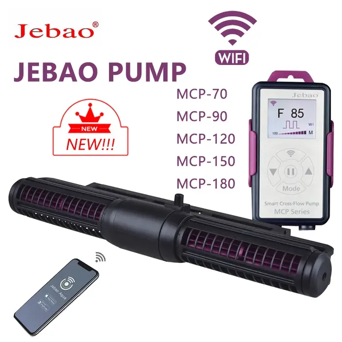 Jebao jecod Aquarium marin wifi fabricant de vagues pompe à vagues à flux transversal MCP-70 MCP-90 