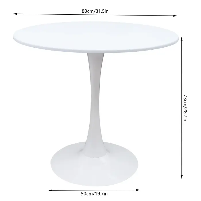 "Table Basse Blanche et Moderne Décontractée, Décoration de Salon pour la Maison"
