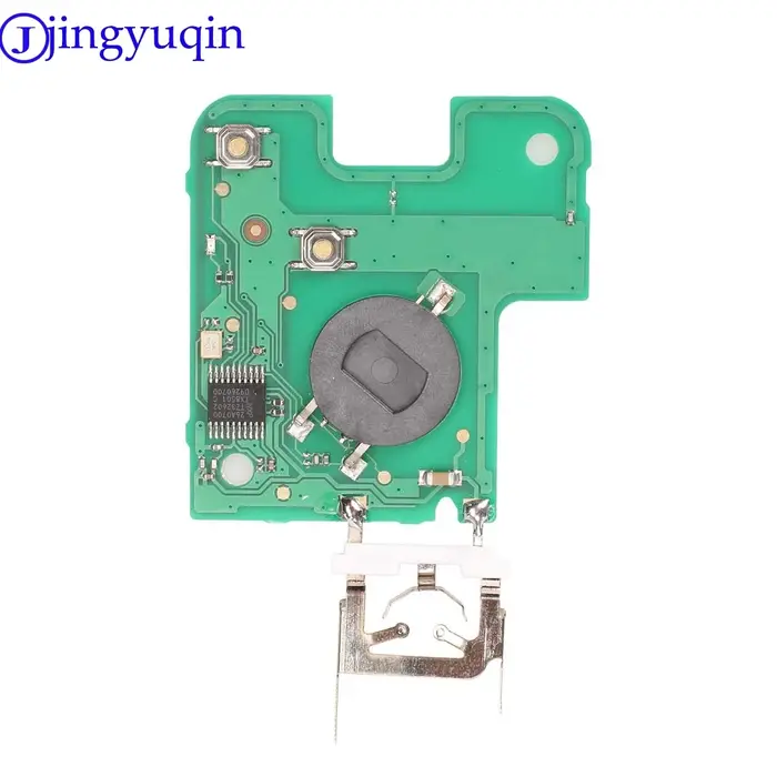 Jingyuqin 433 MHz Pcf7947 puce 2 boutons carte à distance clé de voiture intelligente pour Renault Laguna avec lame de c