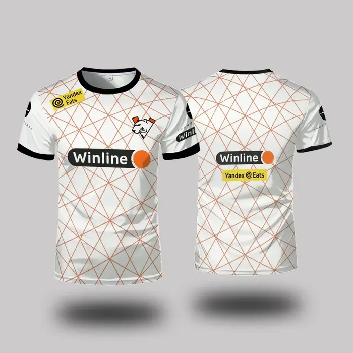 T-shirt Virtus.Pro respirant pour hommes et femmes, vêtements d'été décontractés à col rond pour le sport en plein air occasions spéciales