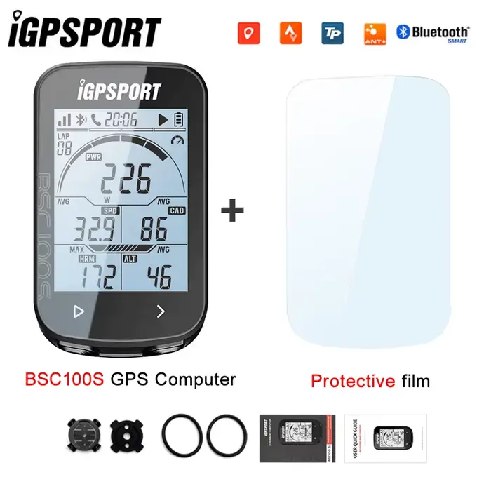 IGPSPORT BSC100S ANT + GPS odomètre vélo ordinateur équitation compteur de vitesse sans fil Support 