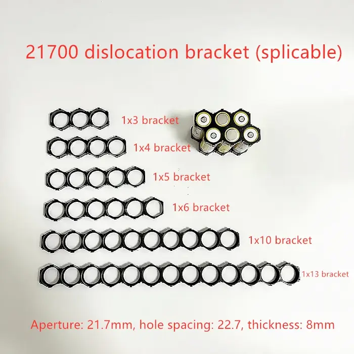 Support de luxation 21700, combinaison fixe d'épissure, support compact en nid d'abeille, arrangemen
