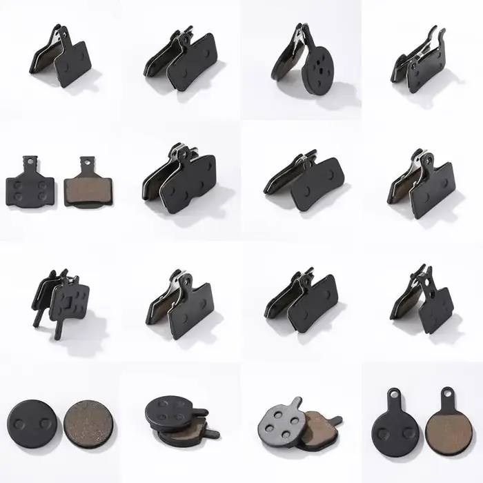 10 paires (20 pièces) de plaquettes de frein à disque de vélo sont utilisées pour les accessoires de