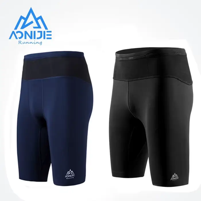 AONIJIE-Pantalon de course à compression à séchage rapide pour homme, short d'entraînement professio