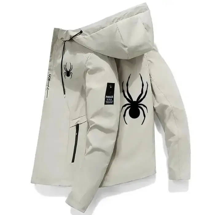 Veste de sport coupe-vent à capuche pour homme 2026 – Manteau d'entraînement extérieur de haute qual