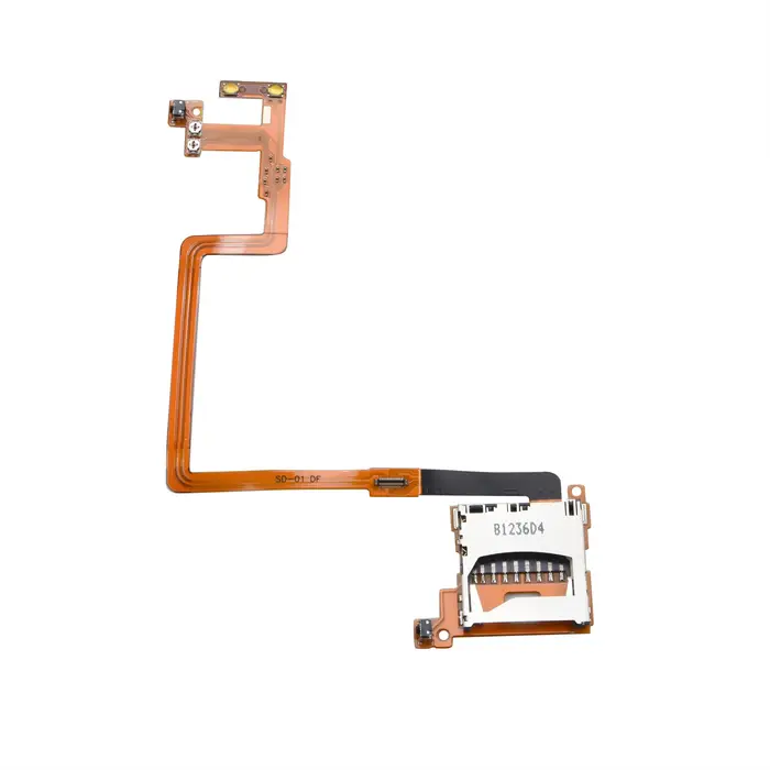 Pour Nintendo DSi NDSi emplacement pour carte SD câble ruban remplacement fente pour carte SD prise 