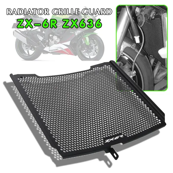 Couvercle de calandre de protection de radiateur de moto, Grille de protection pour ZX636R ZX-636R Z
