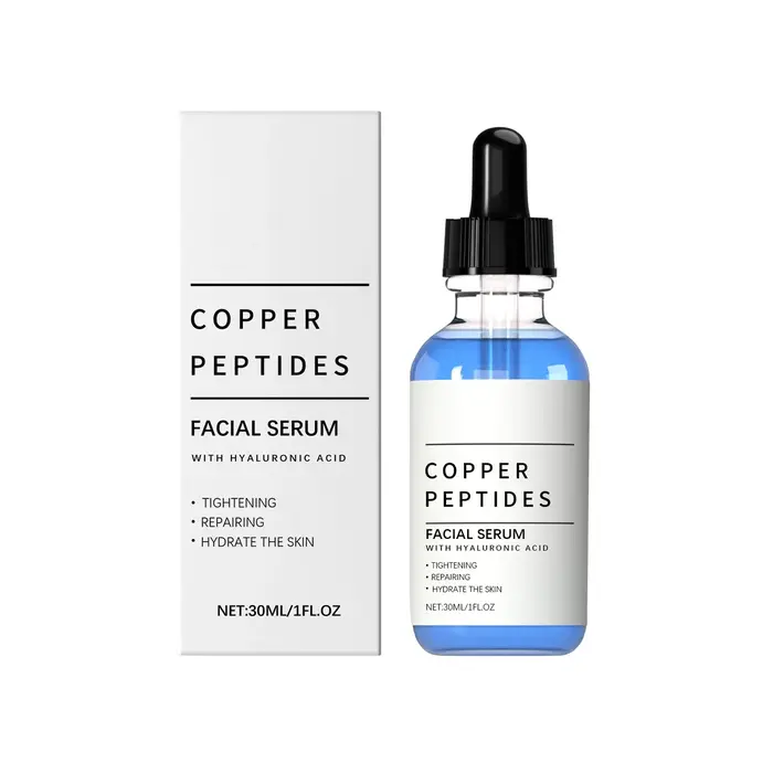 Sérum facial hydratant à l'acide hyaluronique, essence de soin du visage hydratante et illuminante p