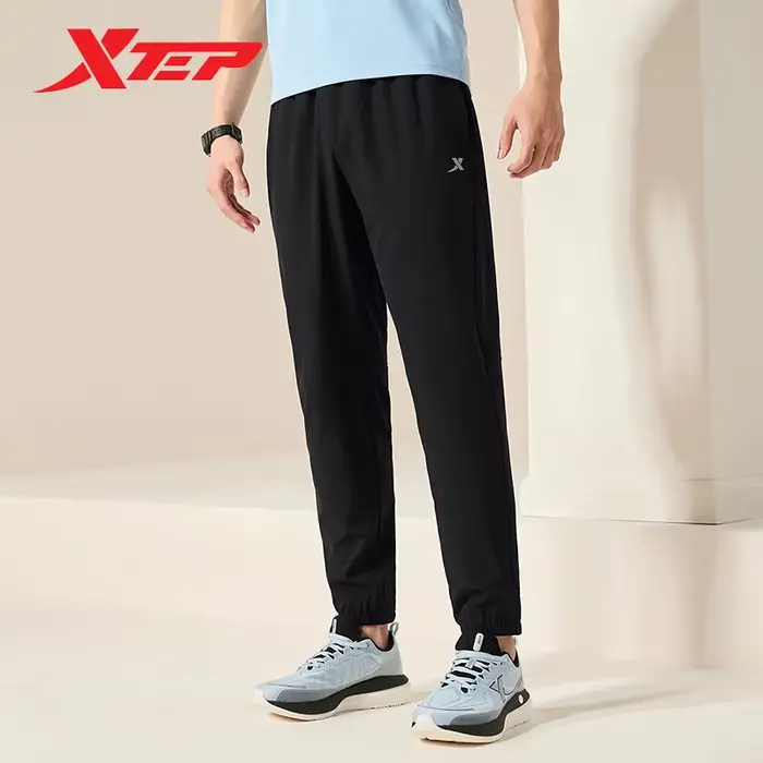 Pantalon de survêtement homme été respirant Xtep - Confort sportif quotidien pour activités plein air