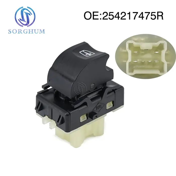 Sorghum Power Master Control pour Renault Captur Clio Sandero Dacia Logan Lodgy, Bouton Unique, 2542