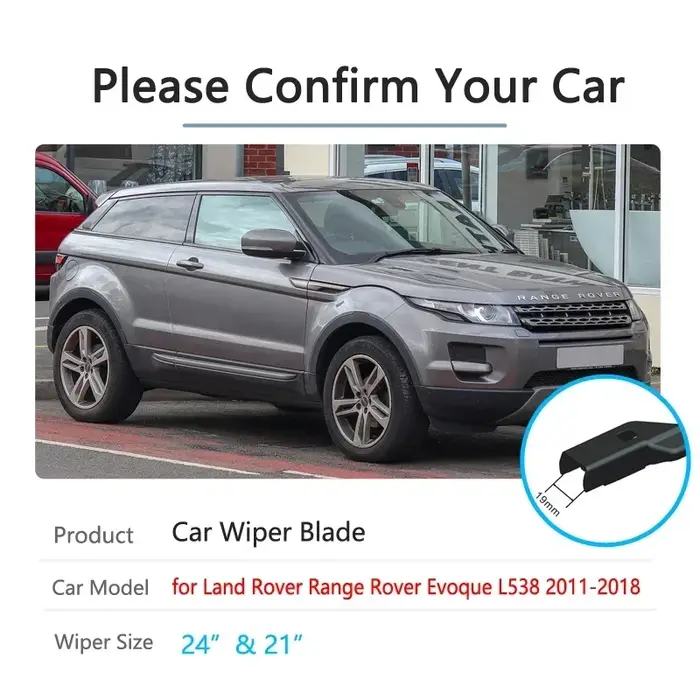 Pour Land Rover Range Rover Evoque L538 2011 ~ 2018 balai d'essuie-glace de voiture essuie-glaces ac