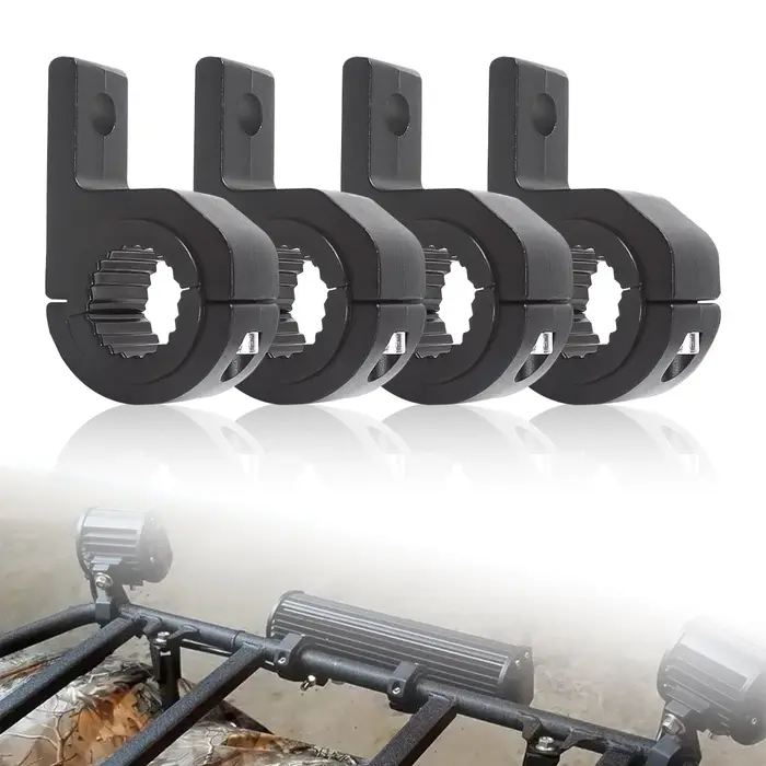 1/2/4pc universel voiture moto phares pinces supports Tube pince Kit pour camion Auto ATV moto Led b