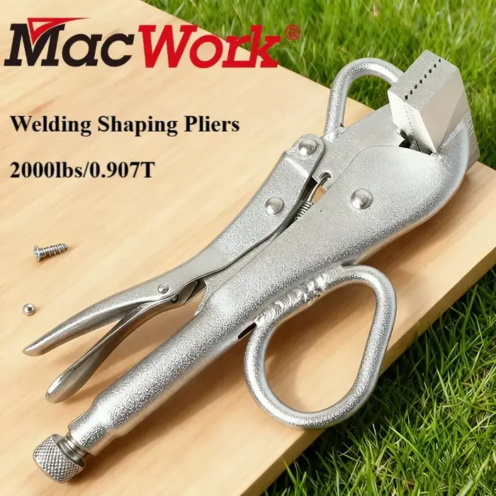 Pince de serrage pour tôles MacWorkTools, extra large, type bec de canard, pour carrosserie automobi