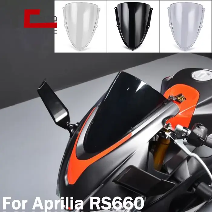 Pare-brise 2020-2024 pour Aprilia RS660 2023 2022 2021, accessoires de moto, déflecteurs de vent RS 