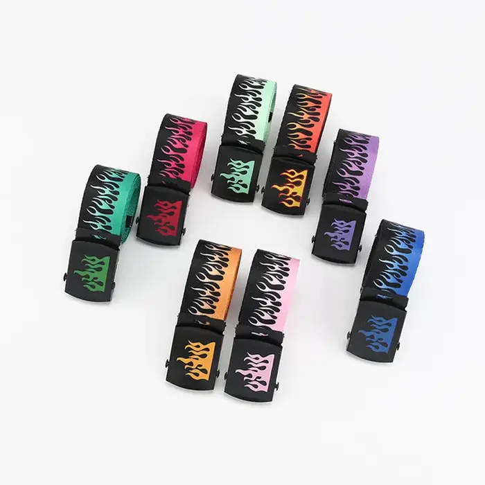 Ceinture de flamme de Style Punk – Décoration de personnalité Hip-hop Street Bad Boy tendance, Durab
