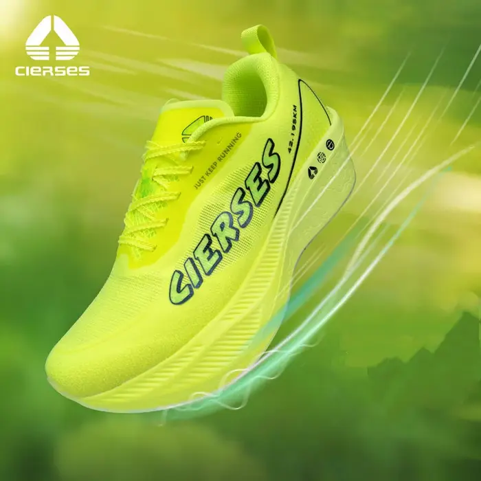 Chaussures de course WUKONG1.0 pour hommes - Baskets respirantes avec amorti et plaque carbone pour marathon